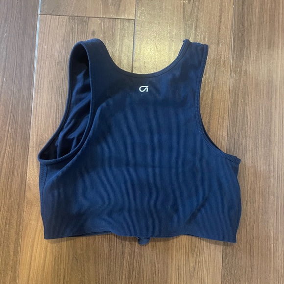 Gap fit ribbed sports bra tank with middle knot - Picture 2 of 2
